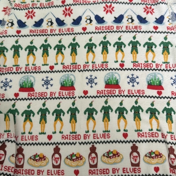 Hanna Andersson 4-T Elves -raised by elves print, Pajamas - Picture 11 of 12